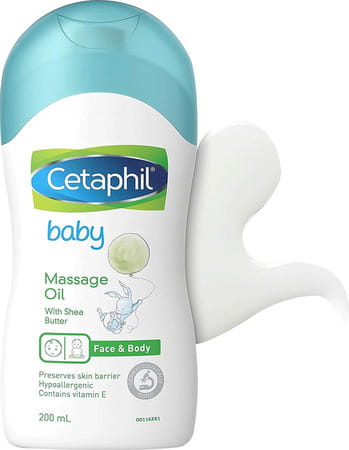Cetaphil Baby Massage Oil | 200 Ml | Pack Of 2