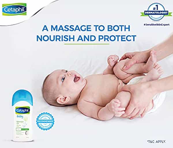 Cetaphil Baby Massage Oil | 200 Ml | Pack Of 2