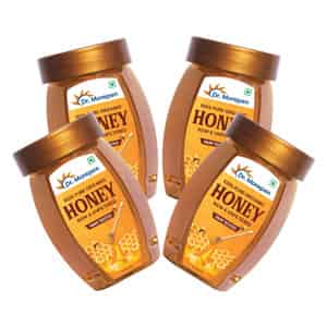 Dr. Morepen 100% Pure Organic Honey Nmr Tested - 250gm Pack Of 4