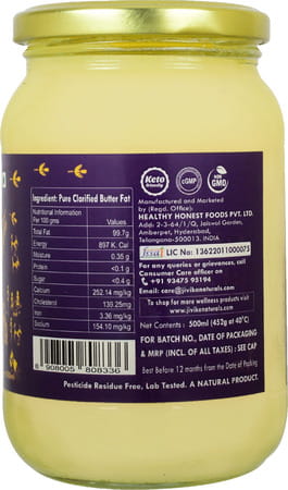 Jivika Naturals Desi Cow Ghee 500ml