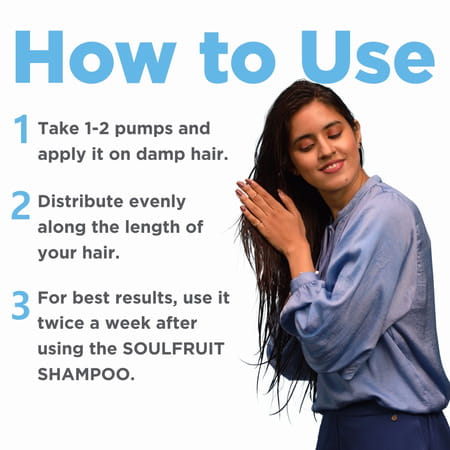 Happier Soulfruit Leave In Conditioner For Shiny Hair | Nourishes & Repair Damaged Hair - 100ml