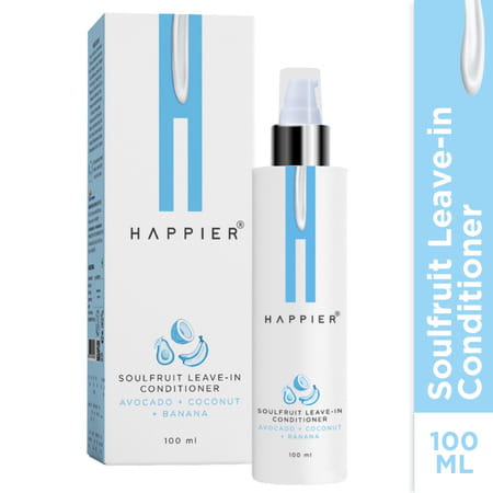 Happier Soulfruit Leave In Conditioner For Shiny Hair | Nourishes & Repair Damaged Hair - 100ml