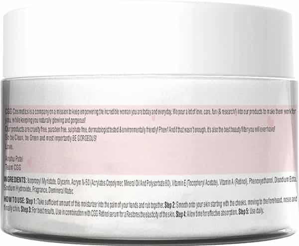 Cgg Cosmetics Retinol 2.5% Moisturizer - Youth Potion Active Retinol Aloe Vera&Shea Butter 50Gm