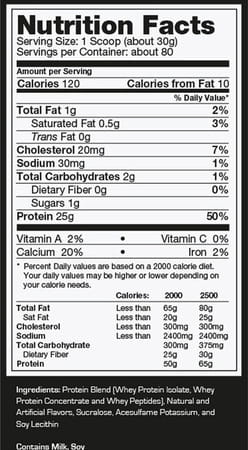 Ultimate Nutrition Prostar 100% Whey Protein 5.28 Lb (2.39 Kg) Creme Vanilla