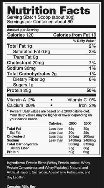 Ultimate Nutrition Prostar 100% Whey Protein 5.28 Lb (2.39 Kg) Creme Vanilla
