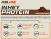 Fuelone Whey Protein Blend (Chocolate | 1Kg (2.2Lbs) | 24G Protein Per Scoop