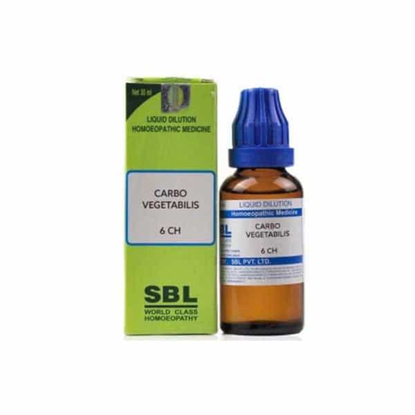 Sbl Carbo Vegetabilis Dilution 6 Ch 30 Ml Pack Of 2
