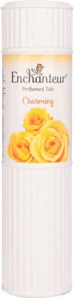 Enchanteur Charming Perfumed Talc For Women 250G With Roses Muguets & Cedarwood Extracts