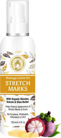 Mom & World Natural Skin Care- Stretch Marks Lotion + Baby Sunscreen Lotion (120 Ml Each)