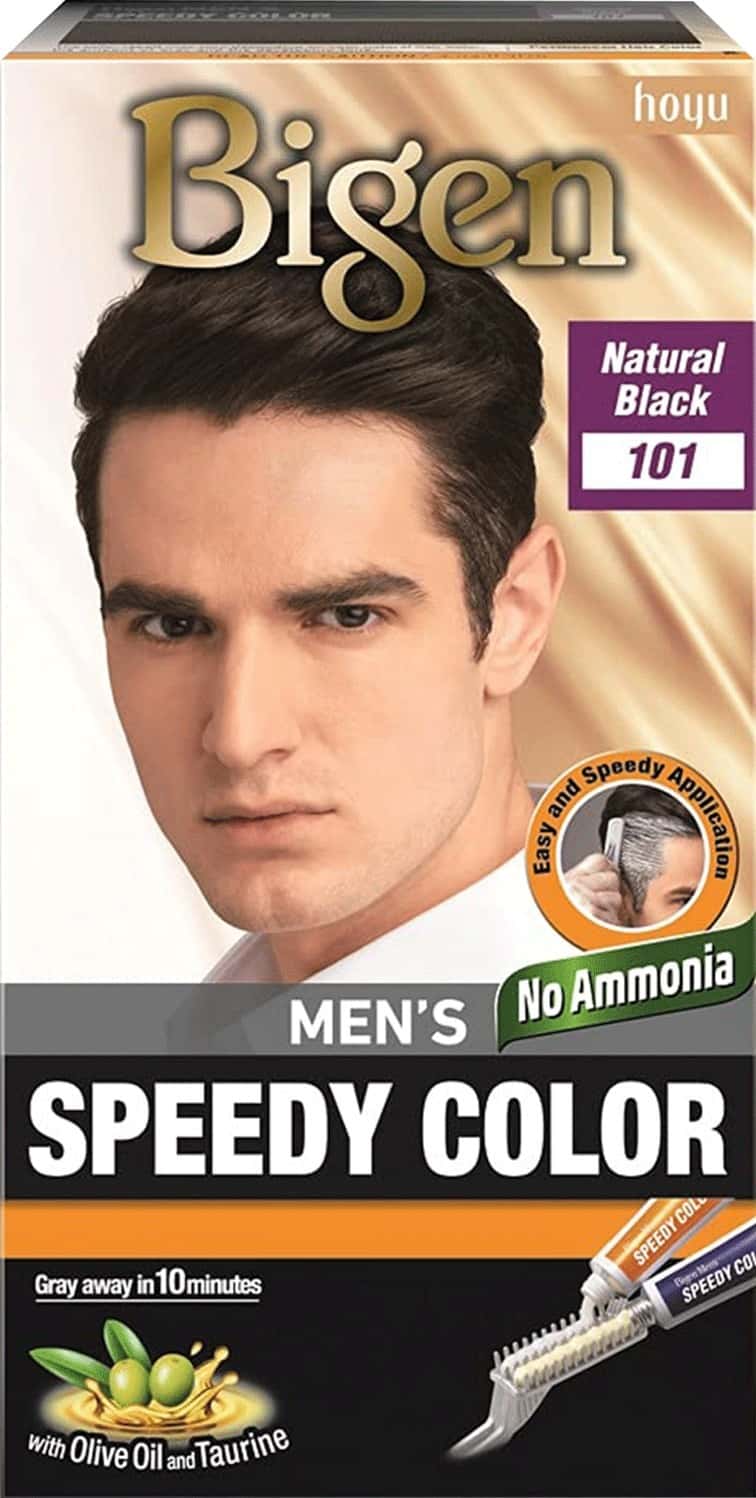 Bigen Men's Speedy Color Natural Black 101 80g
