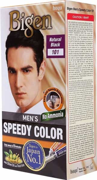 Bigen Men's Speedy Color Natural Black 101 80G