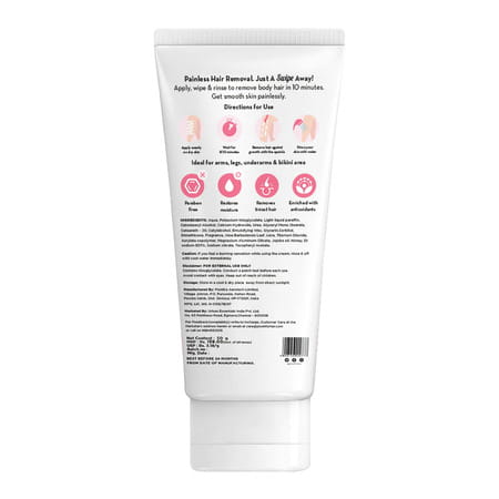 Plush Hair Removal Cream 50G For All Skin Types