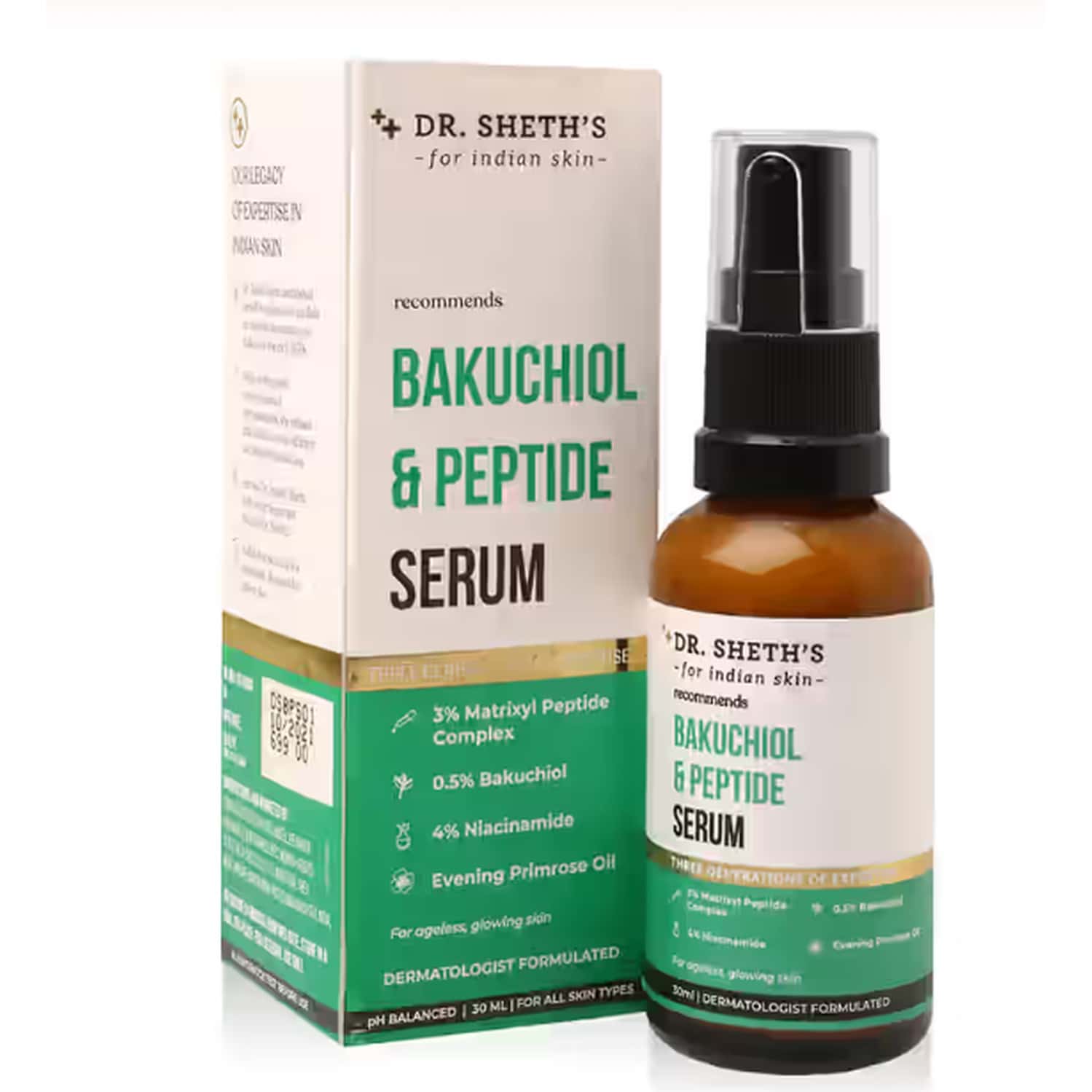 Bakuchiol & Peptide Serum 30 Ml