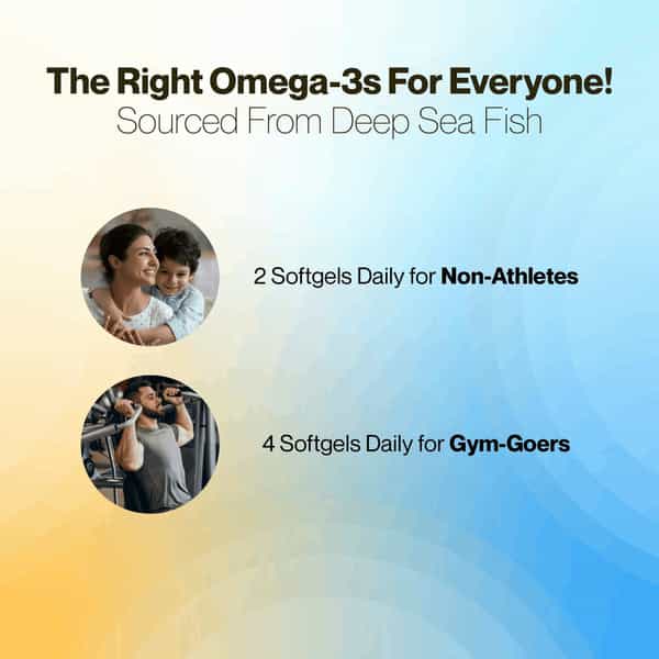 Setu Deep Sea Fish Oil Softgels Ultra-Pure Marine Sourced 1000 Mg Omega 3 (180 Softgel)