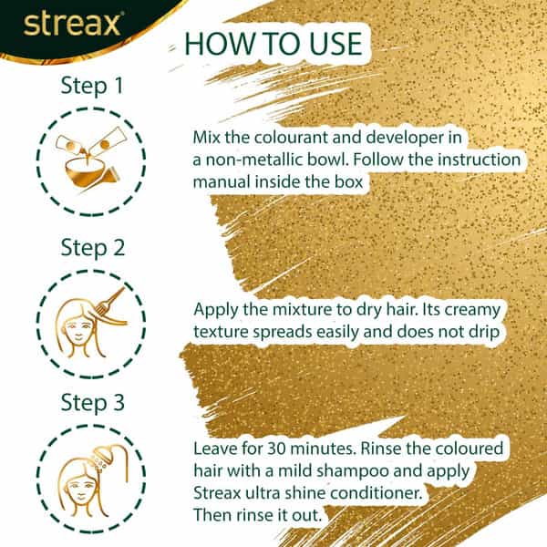 Streax Cream Hair Color For Unisex 60Ml - 4 Natural Brown (Pack Of 12)