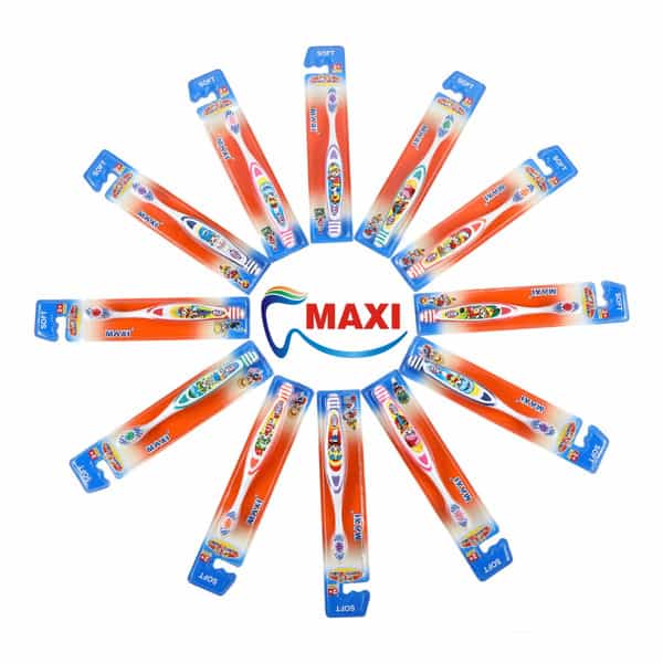 Maxi Bunty Bubli Junior Soft Toothbrush (Pack Of 12)