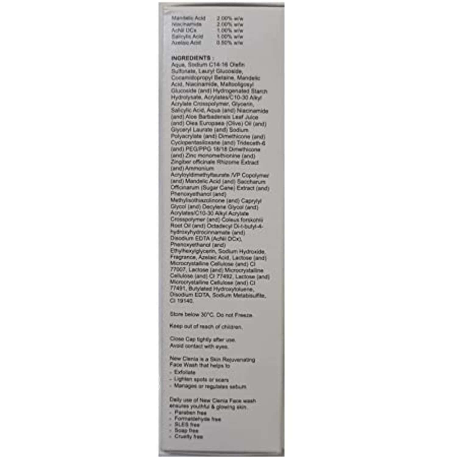 Buy CLENIA SKIN REJUVENATING FACE WASH EXFOLIATES, CLEANSES