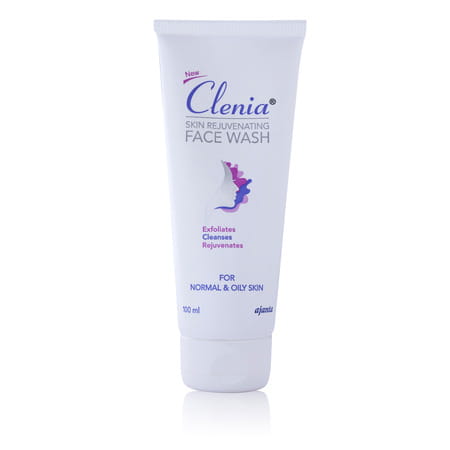 New Clenia Skin Rejuvenating Face Wash Exfoliates Cleanses Rejuvenates For Normal & Oily Skin 100ml