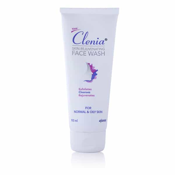 New Clenia Skin Rejuvenating Face Wash Exfoliates Cleanses Rejuvenates For Normal & Oily Skin 100Ml