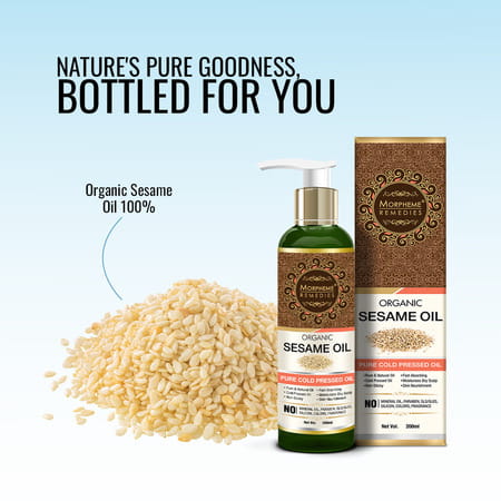 Morpheme Remedies Organic Sesame Oil - 200 Ml