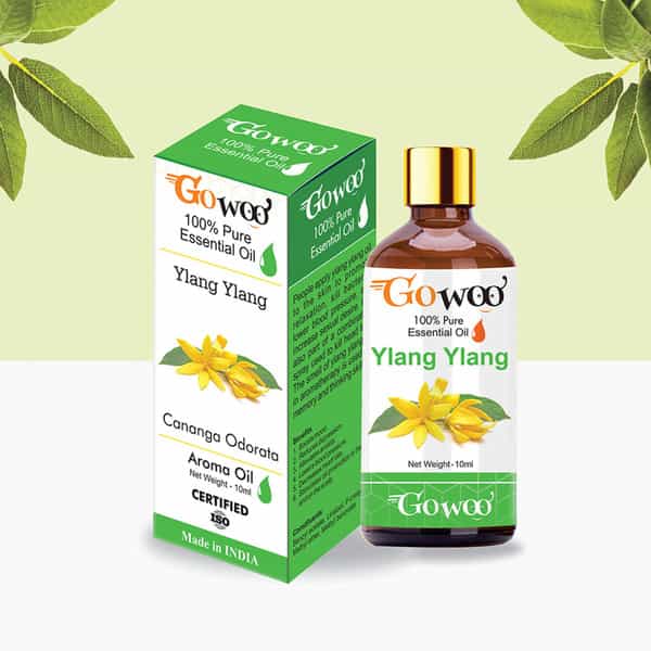 Pack Of 2 Ylang Ylang Essential Oil & Jojoba Carrier Oil - 100% Pure & Natural Oil