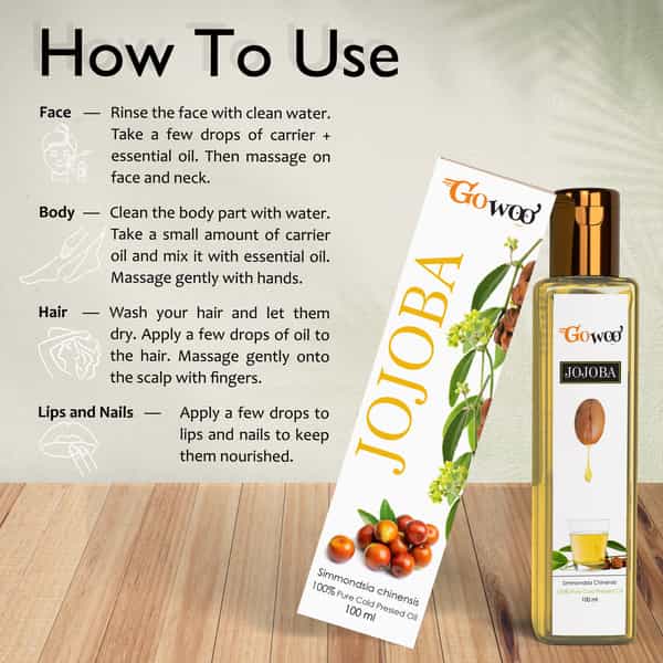 Pack Of 2 Ylang Ylang Essential Oil & Jojoba Carrier Oil - 100% Pure & Natural Oil