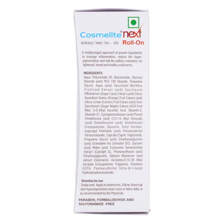 Cosmelite Next Bottle Of 50ml Roll On