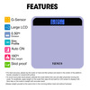 Venus (India) Electronic Digital Personal Bathroom Weight Machine | Upto 180Kg | Eps-2799-New-Purple