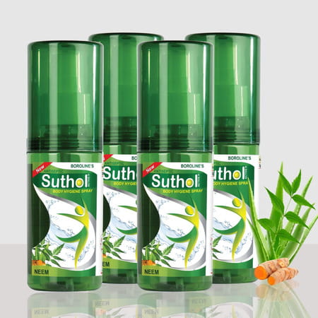 Boroline'S Suthol Active Neem Spray 100 Ml X 4 | Pack Of 4