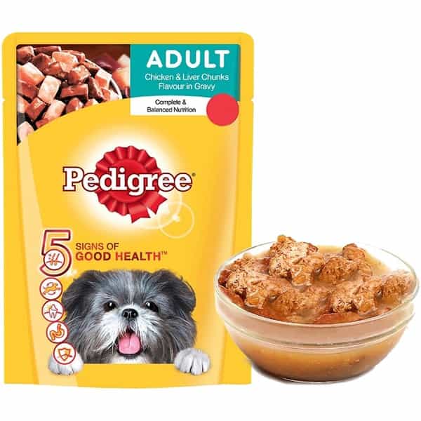 Pedigree Adult Gravy Pack Of 5 350 Gm Pouch