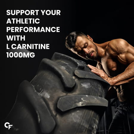 Carbamide Forte L-Carnitine L-Tartrate 1000mg Pre & Post Workout Supplement 60 Capsules