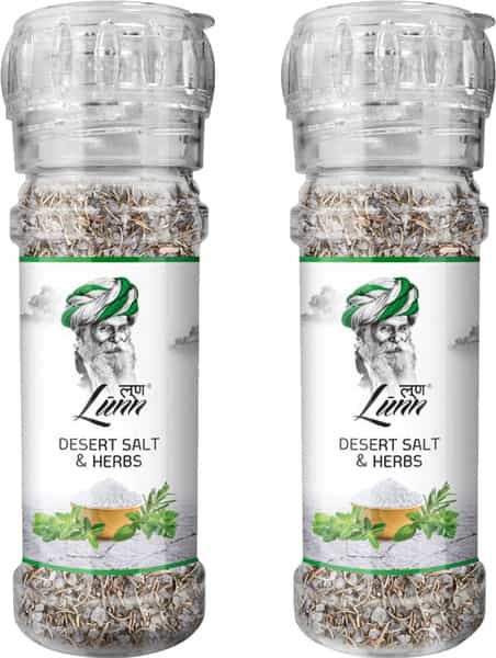 Lunn Desert Salt & Herbs 50G Each (Pack Of 2)
