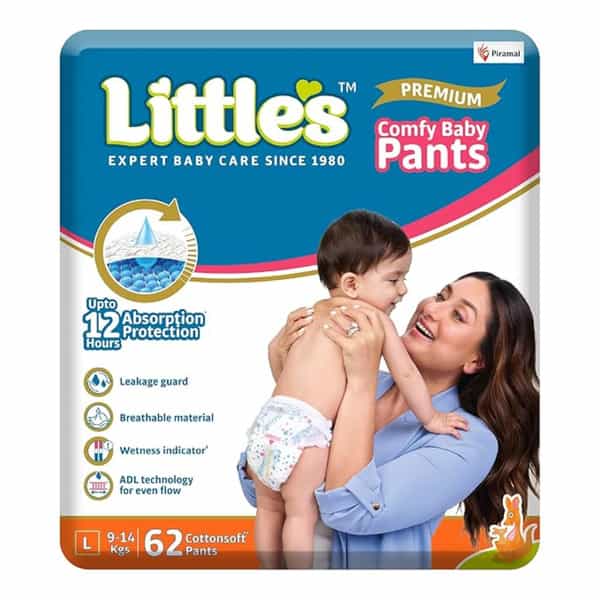 Little's Comfy Baby Pants L Baby Diaper 8 No's