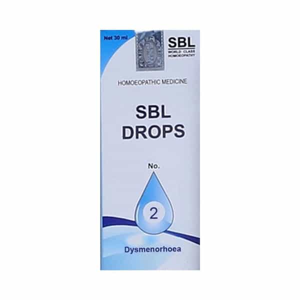 Sbl Drops No. 2 (For Dysmenorrhoea) 30 Ml Pack Of 2