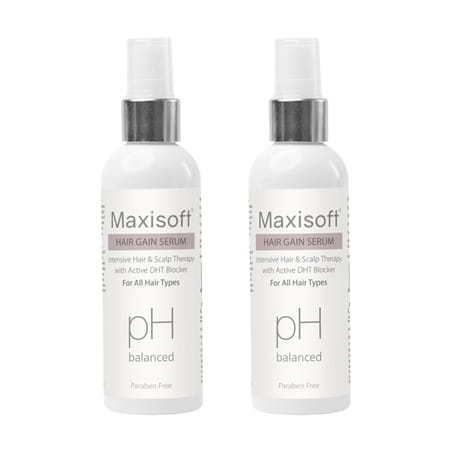 Maxisoft Hair Gain Serum | For All Hair Types | Bottle | 100 Ml | Pack Of 2