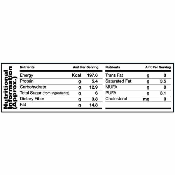 In2 Balance Bar | Dark Choco Almonds & Sea Salt| Wholefood Fiber Protein Snack Bar| 6 X40g