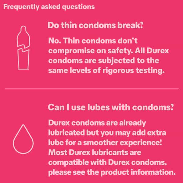 Durex Wild Berry Flavoured Condoms -10