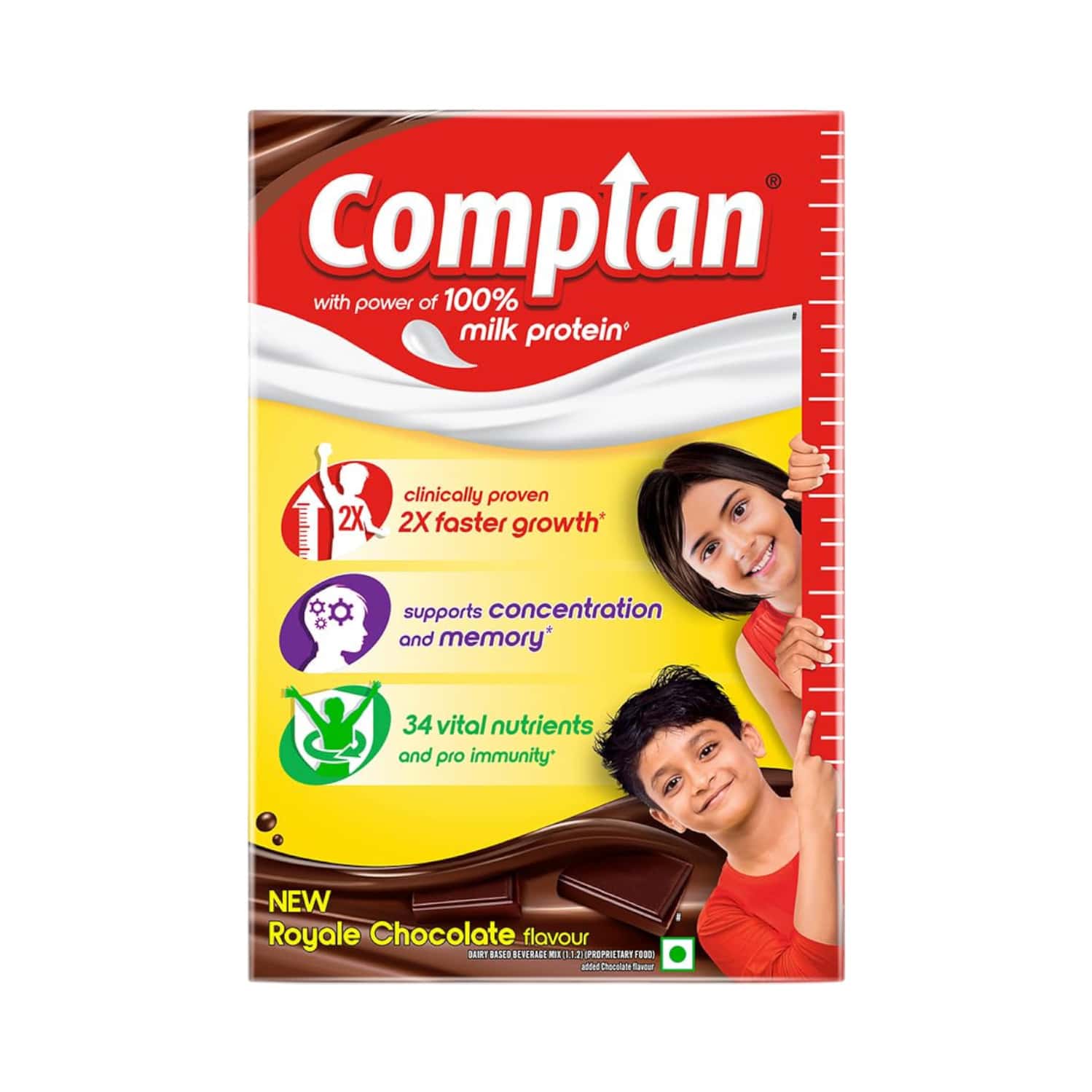Complan New Royal Chocolate Powder | Jar 500 G