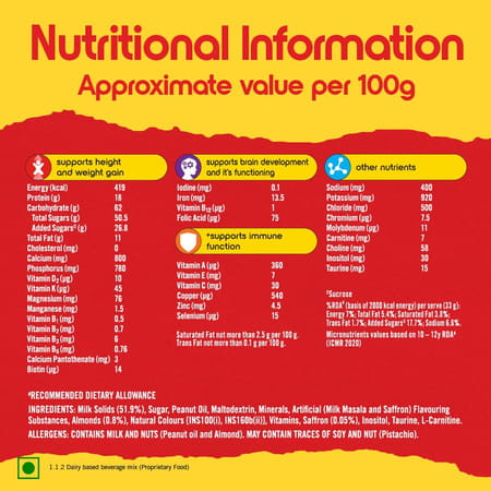 Complan New Royal Chocolate Powder | Jar 500 G