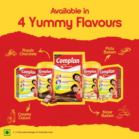 Complan New Royal Chocolate Powder | Jar 500 G