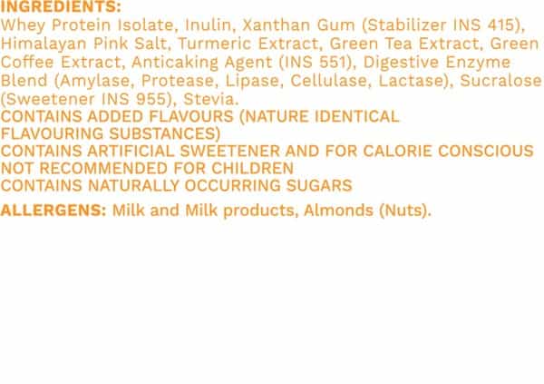 Foodstrong Shape Shake Kesar Badam Lite-Whey Isolate Protein- 1 Tube (16 Sachets- 528G)