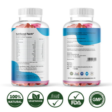 Simply Herbal Hair Vitamin Biotin Gummies