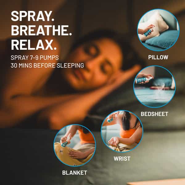 Hoop Sleep Mist - Lavender Pillow Spray For Better Sleep Quality | Good Sleep Aid (100Ml)