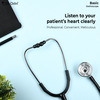 Dr. Odin Basic Stethoscope With Extra Diaphgram And Ear Knobs (Black)