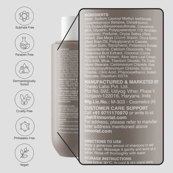 Bare Anatomy Expert Volumizing Hair Shampoo For Thicker | Fuller And Healthy Hair | 250 Ml