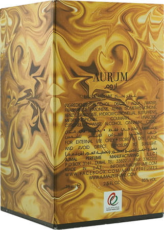 Ajmal Aurum Edp 75ml Perfume For Women And Mukhallat Raaqi Cp Attar 10ml For Unisex