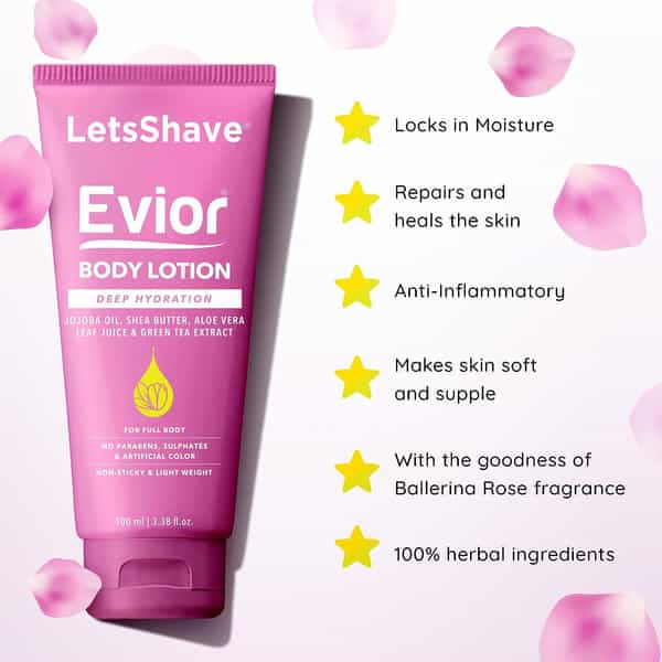 Letsshave Evior Body Lotion For Women