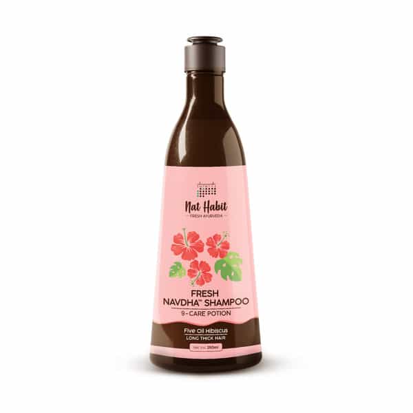 Nat Habit Natural Hibiscus Shampoo | Women & Men | Damage Repair | Sulphate & Paraben Free (250Ml)