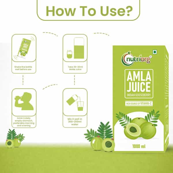 Nutriorg Amla Juice 1000Ml