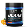 Inlife Bcaa Powder Supplement With Glutamine | Citrulline Dl Malate | Men & Women (Orange) - 250g